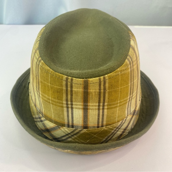 Guinness Beer Green Gold Plaid Logo Fedora Hat Trilby Walking 100% Cotton - Picture 5 of 17